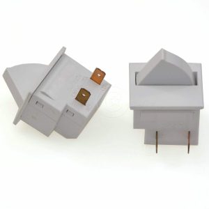 2x Universeller 2-poliger Kühlschranktürlicht-Schalter für Homa, Galanz, Haier, LG