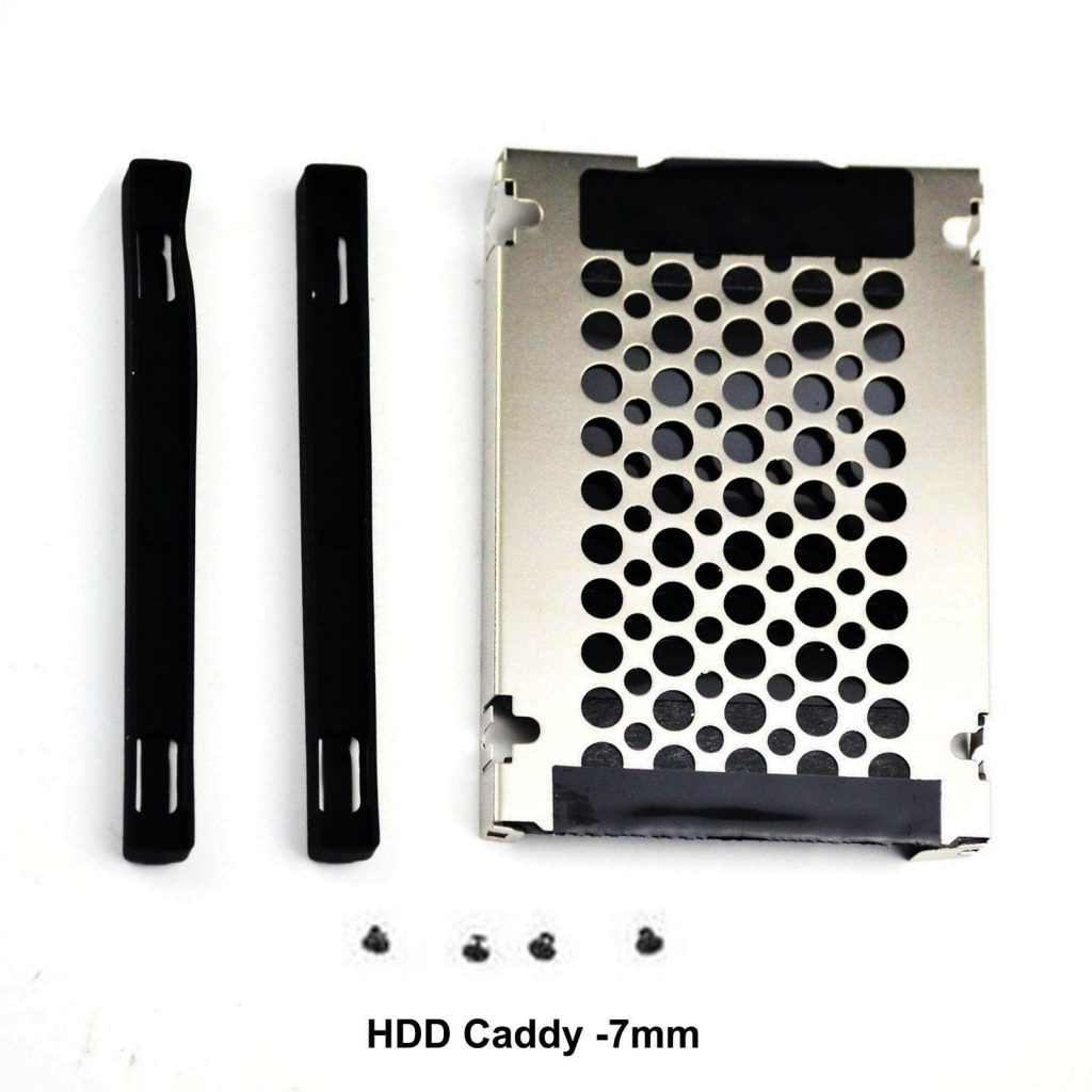 2x Suporte Universal para HD/SSD 7mm + Dissipador/Protetor (Laptop/NAS)