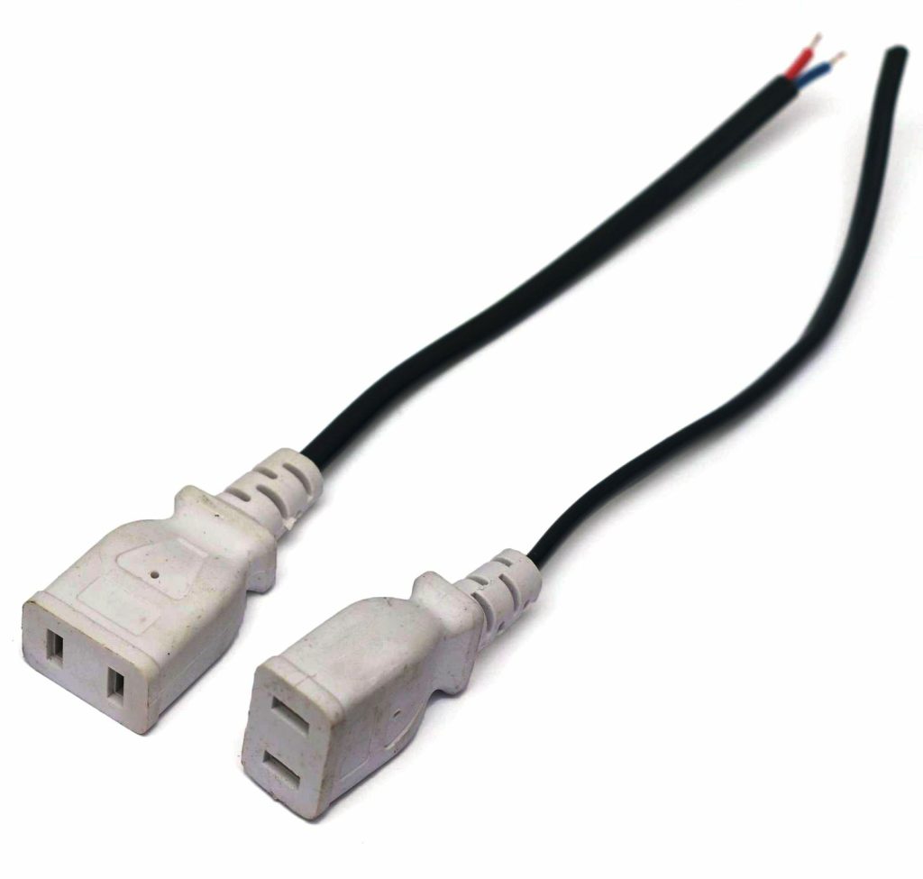 2x Conector de Alimentação 2 Pinos AU/US (15cm) para Câmera IP – Fácil Instalação