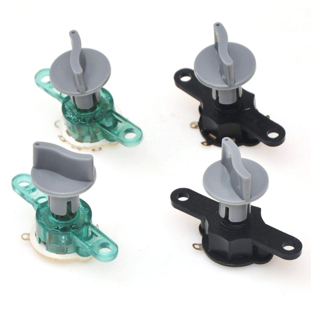 2x Universale Interruttore Rotativo per Ventilatore da Pavimento/Tavolo con Regolatore di Velocità a 3 o 4 Marce Dimmer