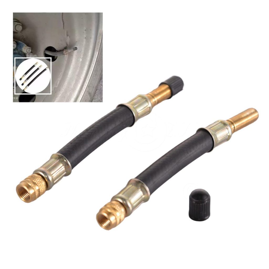 2x Đầu nối kéo dài van ruột xe tải/ô tô lốp đôi