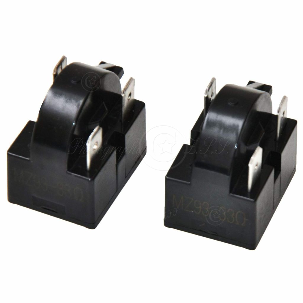 2x QP2-33 รีเลย์สตาร์ท PTC สำหรับตู้เย็น Danby Haier Midea Homa Hisense LG TCL