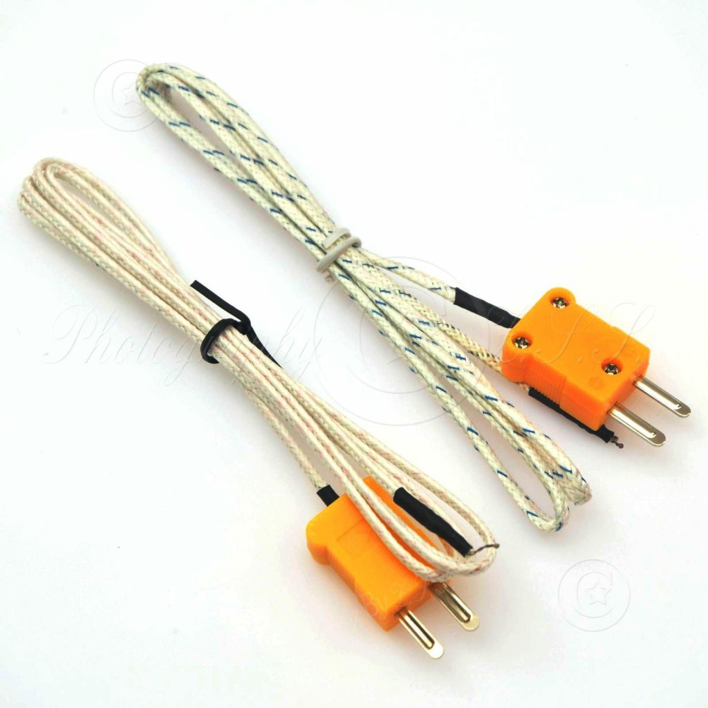 2x Sonda teploty typu K pro teploměry TM902C/1310 a multimetr DM6801