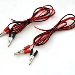 2 paar 1,5m kabel Krokodillenklemmen Voor elektronische onboard testen DIY Snelle aansluiting