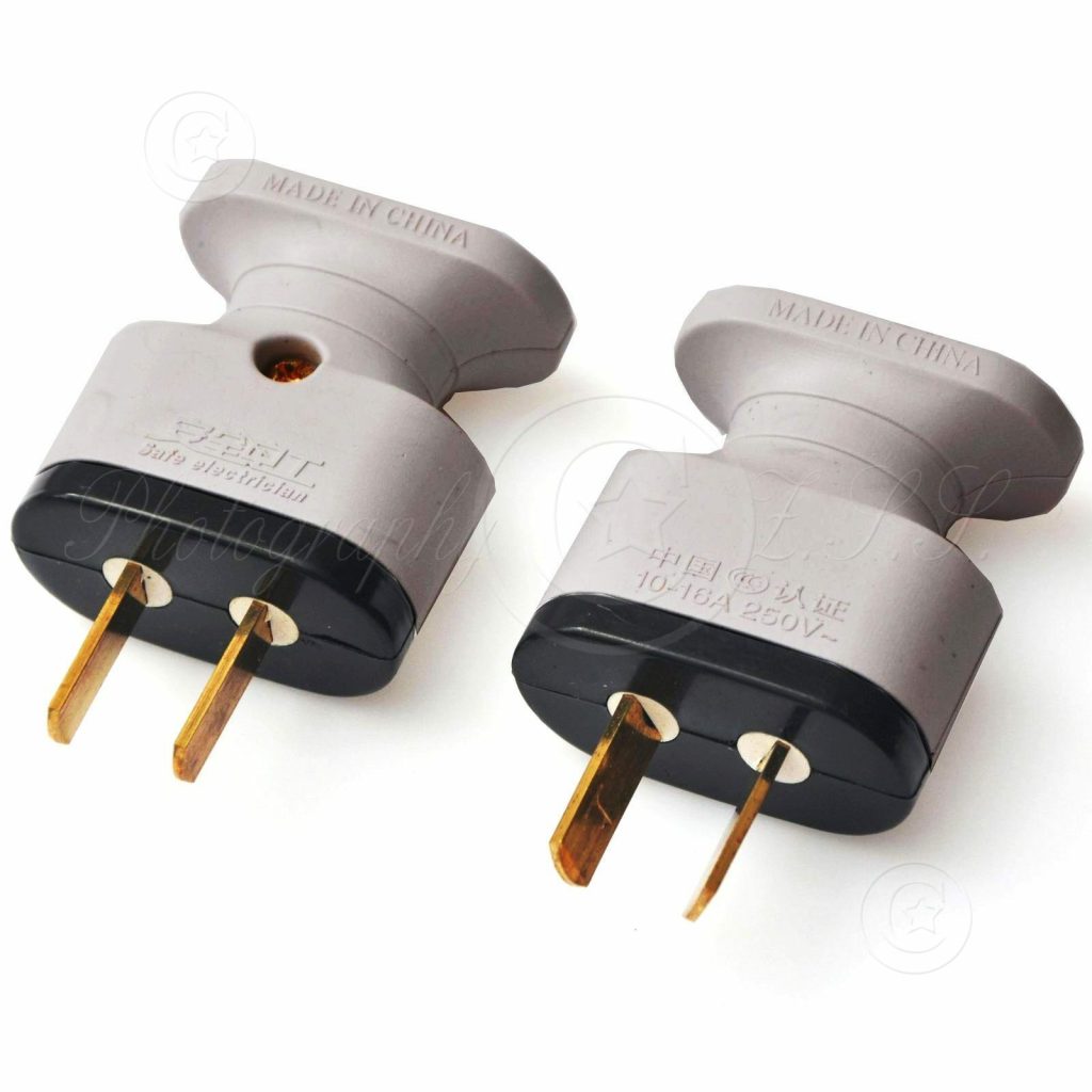 2個高品質易用可調式2針250V/16A澳規/美規電源連接器