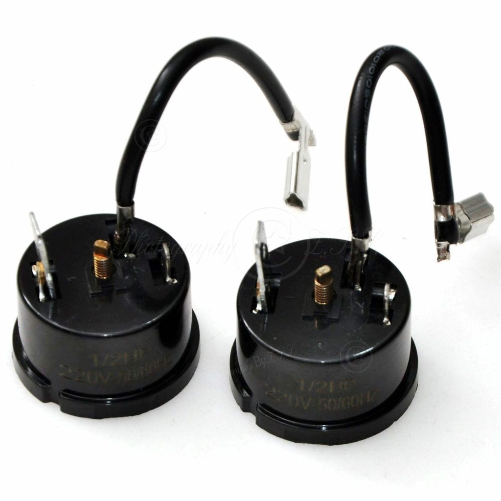 2x 범용 375W 1/2HP 세탁기 냉장고 쿨러 모터 과부하 보호 부품