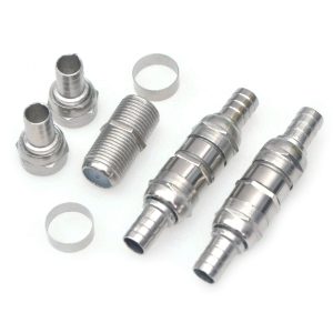 3x Konektor Female F Joiner Coupler Adaptor TV Satelit/Kabel RG6 Interkonek