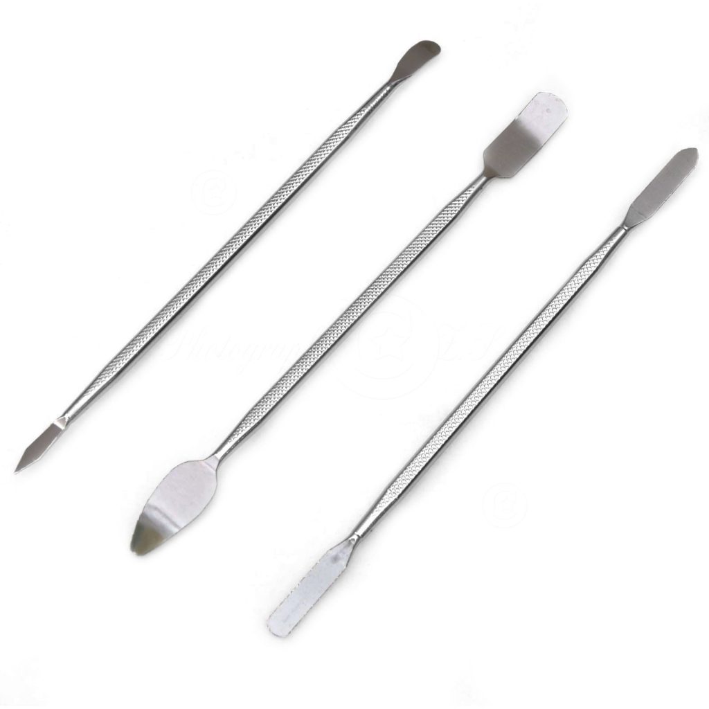 Set Spudger Logam Dua Sisi 3in1 Alat Bongkar Pasang untuk Perbaikan Ponsel Laptop PC