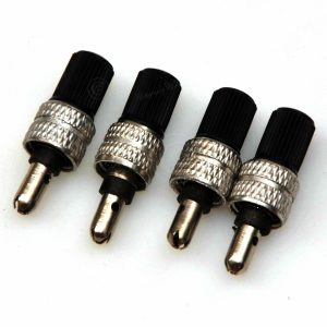 4x sestavljivo nemško ventilno jedro + pokrovčki za popravilo zračnic koles