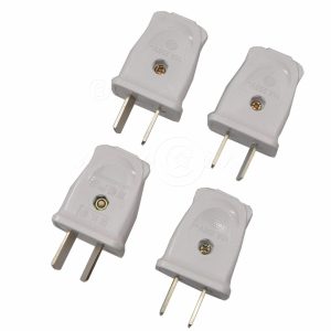 4x כבל מתכוונן מסוג A 2 פינים 250V/10A AU/US לחיבור חשמל לתיקון DIY
