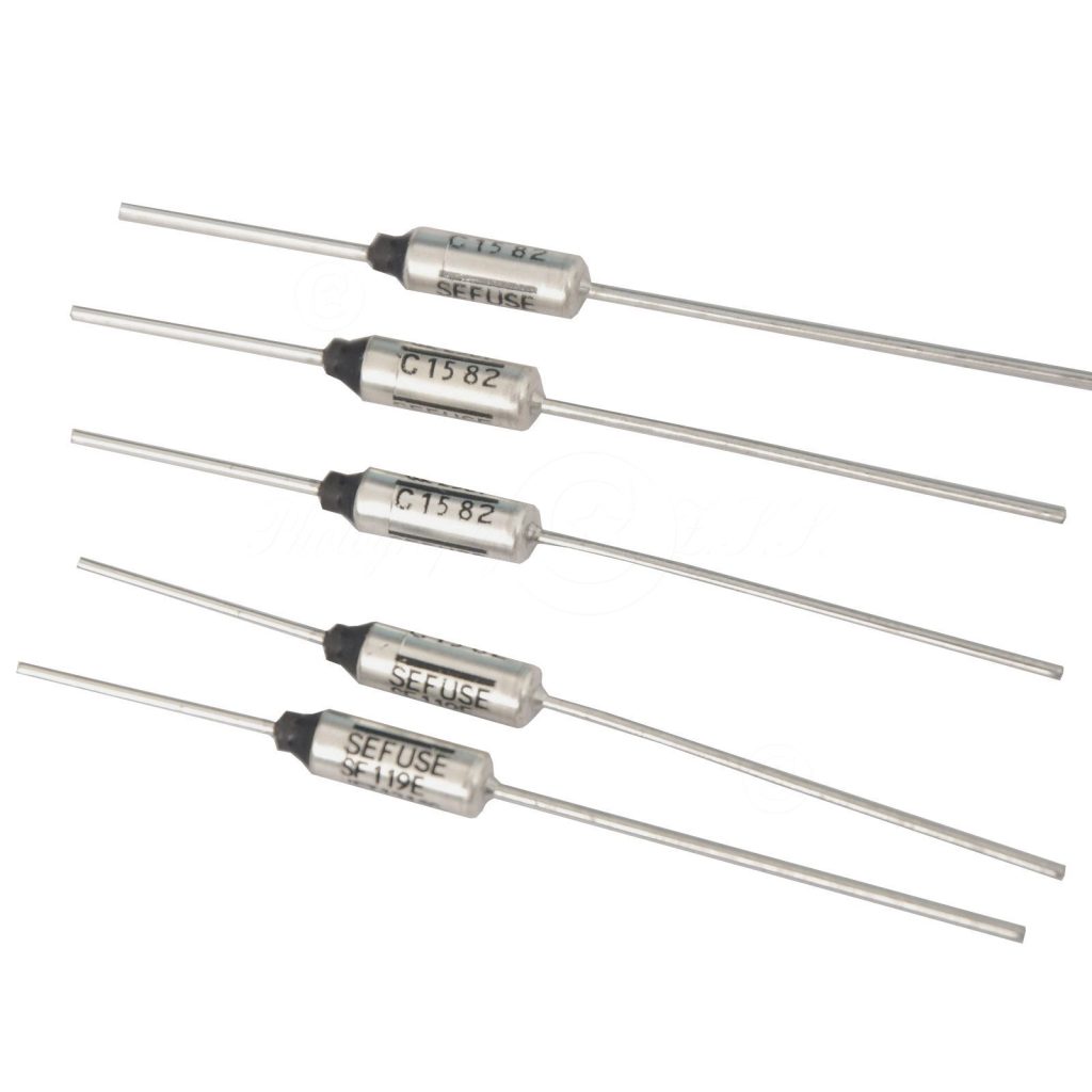 5x /롯 SF119E SEFUSE 차단 서멀 퓨즈 Jet 121°C 10A 250V 과부하 보호기