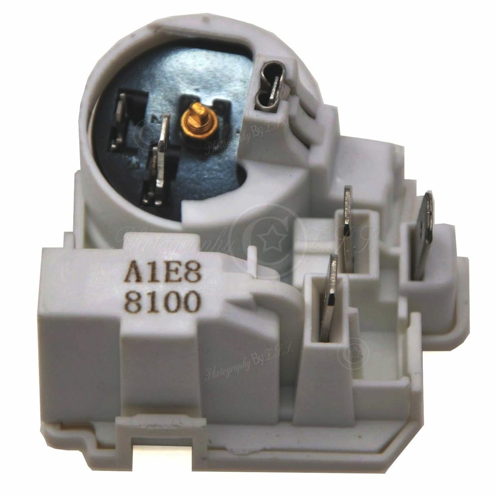 A1E8-8100 Пусковий реле + захист від перевантаження для холодильників Zanussi, Electrolux, Haier – 3-контактний
