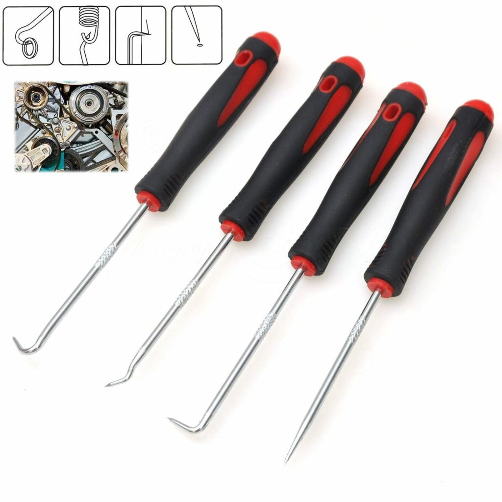 4In1 Car Auto Oil Seal Gear Spring Belt Special Screwdriver Pull Hook Kit Wrench