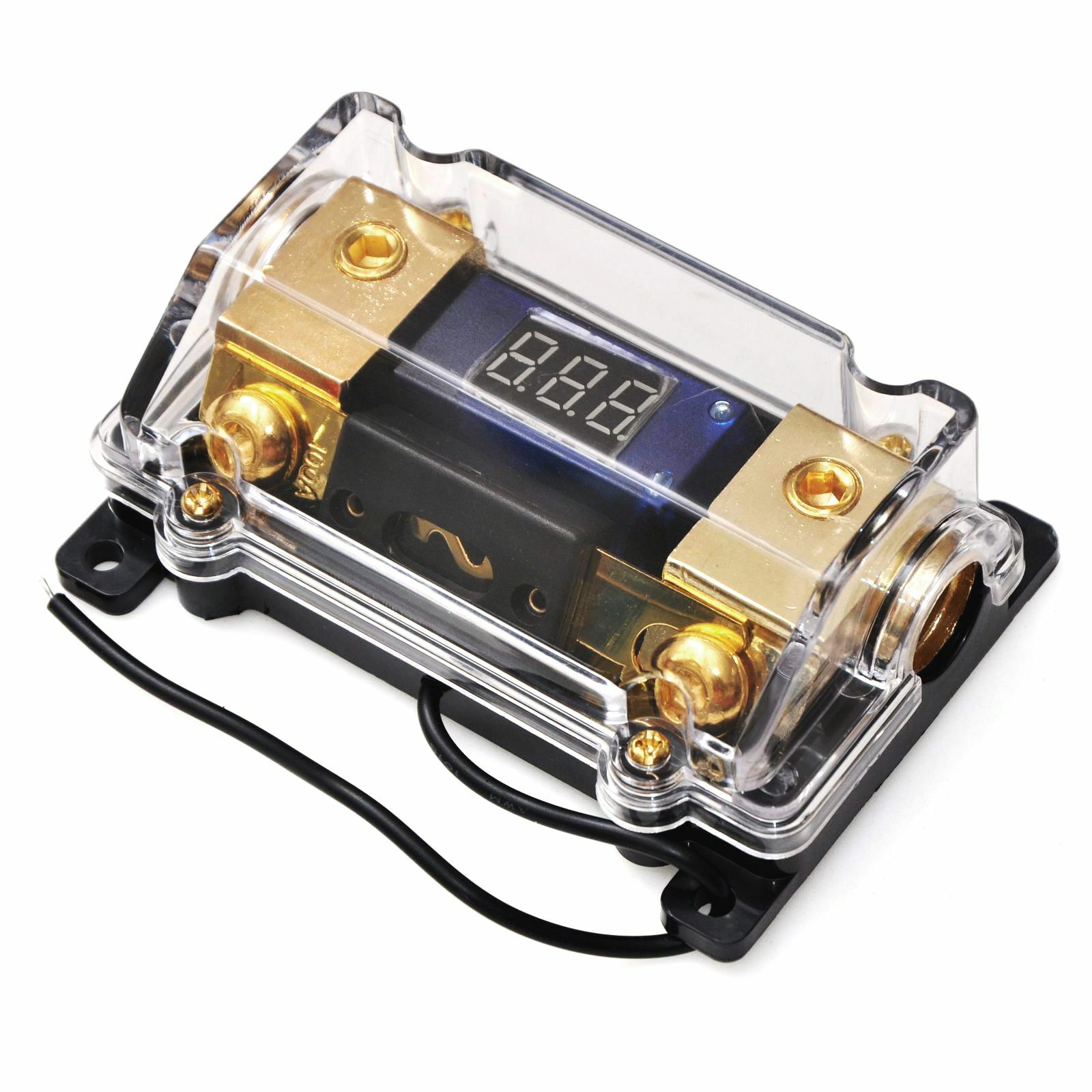 LED Voltage Display ANL Dist Block Fuse Holder Auto Car Audio Overload Protector - 图片 6