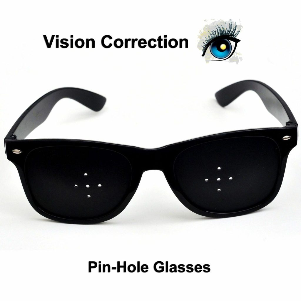 Óculos de Exercício para Melhoria da Visão - Armação com Lentes de Orifício