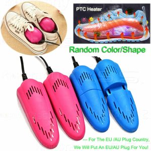 Pengering Sepatu Boot PTC Heater 110-240V Penghangat Penghilang Bau Dehumidifier Sterilisasi