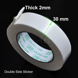 Doppelseitiges Klebeband 30x2mm für Poster, Schilder, Bilderrahmen DIY
