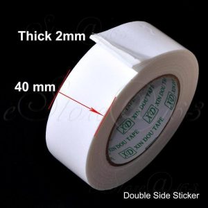 Double Side Adhesive Tape Sticker 40x2mm For Poster Sign Board Picture Frame DIY
