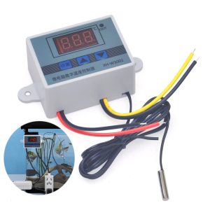 Termostat Pengontrol Suhu 220V untuk Pemanas Akuarium Ikan