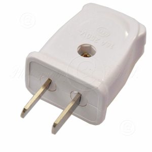 Drejelig Type A 2-benet 250V/16A AU/US El-stik Strømledningsstik DIY Reparation